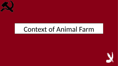 Context of Animal Farm