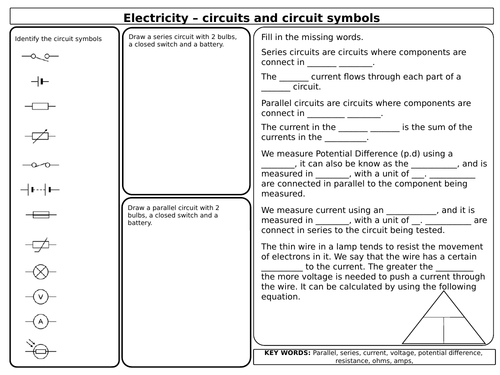 AQA 4.2 Electricity Revision Mats