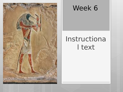 Instructions - Mummification