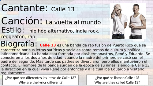 Calle 13 -la vuelta al mundo