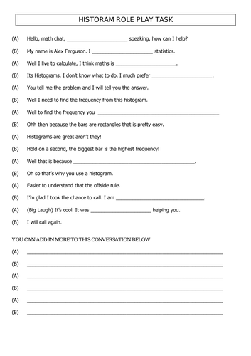 Histogram - Role Play
