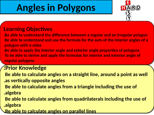 Angles in Polygons
