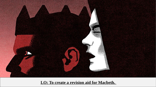 Make your own Macbeth flashcards | Teaching Resources