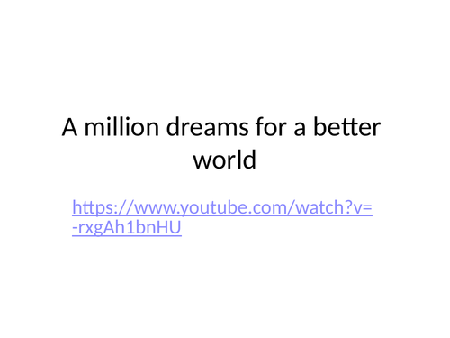 A million dreams rights of a child