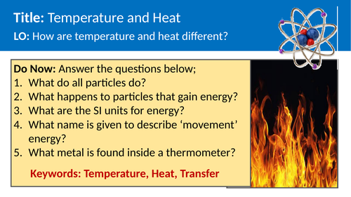 Physics - Temperature and heat
