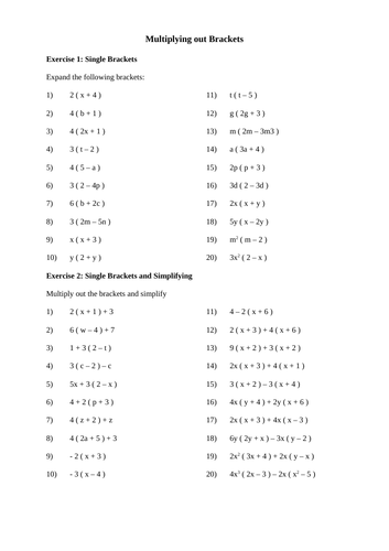 GCSE Higher Algebra Revision | Teaching Resources