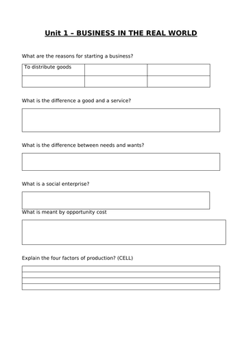 aqa-gcse-business-studies-grade-9-1-worksheet-teaching-resources