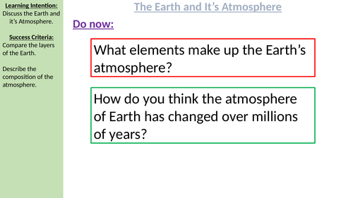 Earth and Atmosphere Activate 2