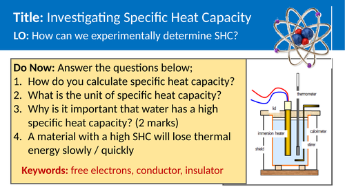 Physics - Specific Heat Capacity Practical