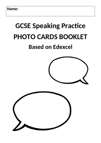 Spanish GCSE Picture Task Booklet