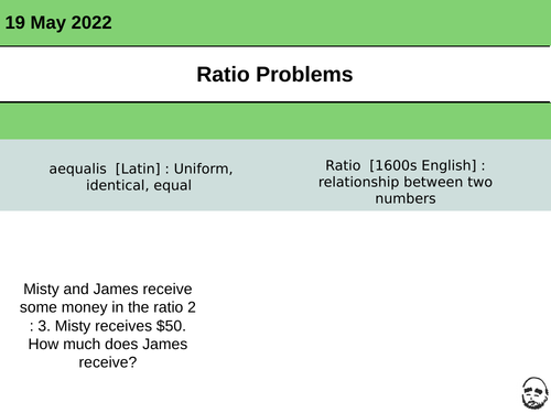 Ratio Problems | Teaching Resources