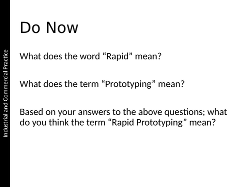 EDUQAS A-Level Product Design - Industry and Commercial Practice Exam Content