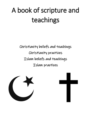 Scripture and teachings revision book for Christianity and Islam (AQA Religious Studies A 9-1)