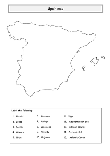 ** Spain map **