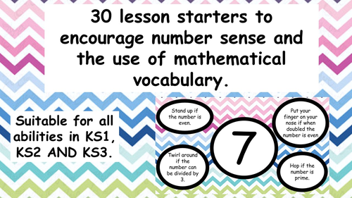 NUMBER SENSE MATHS MASTERY | Teaching Resources