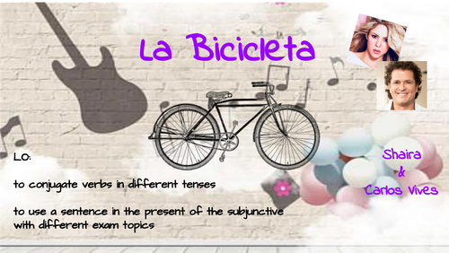 El Subjuntivo y La Bicicleta de Shakira y Carlos Vives - Spanish Songs - The Subjunctive