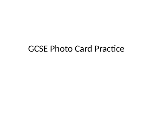 AQA GCSE German Photo Card - Careers