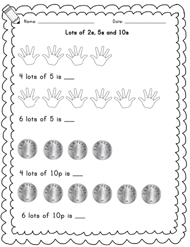 Year 1 Lots of 2s, 5s and 10s