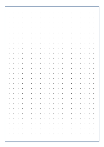 Dotty Paper | Teaching Resources