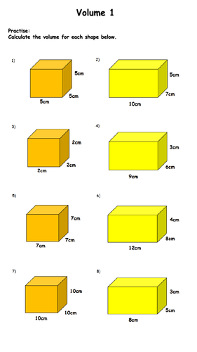 Volume Year 6 (2 lessons)