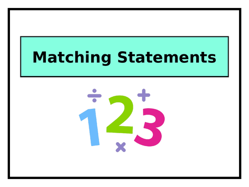 year-3-maths-warm-up-matching-statements-teaching-resources