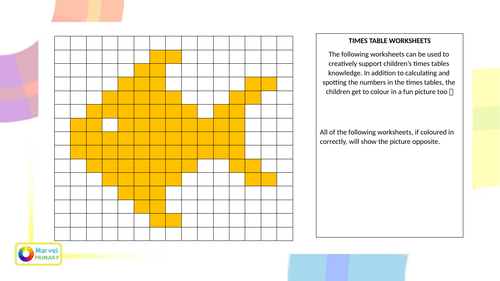 Times Table Picture Activity