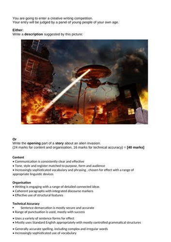 English Language Paper one question 5 set 2