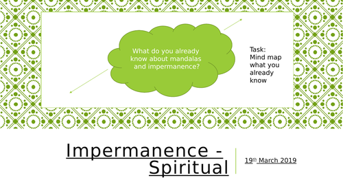 Impermanence: Buddhism