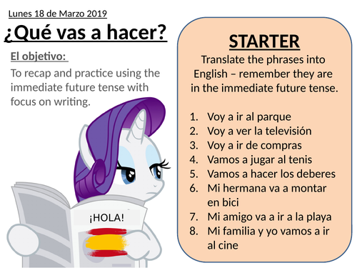 Y8 Spanish - Near Future