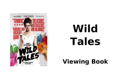 Viewing Booklet for 'Little Bomb' and 'Crime of Passion' from 'Wild Tales'