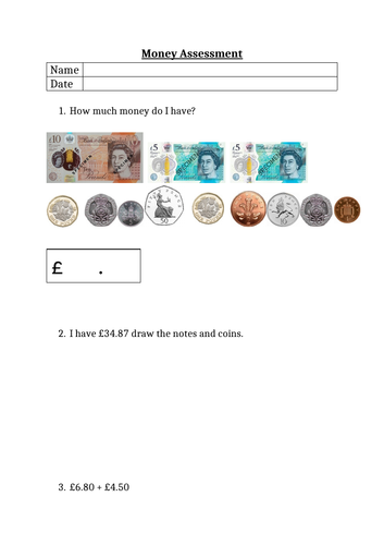 Differentiated Money Assessments