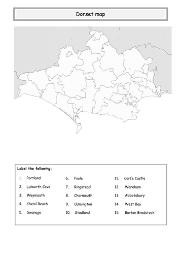 ** Dorset map **