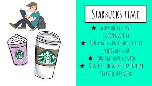 Starbucks Revision Time - Revision Poster