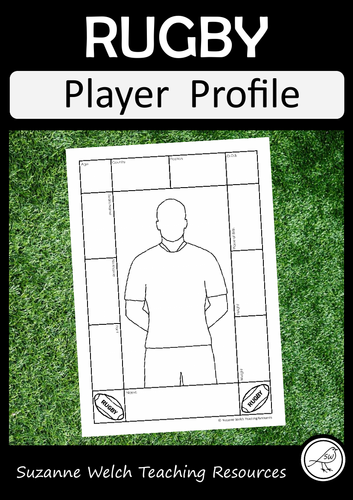 Rugby Player Profile Activity Sheet
