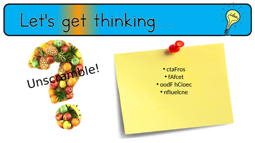 AQA GCSE Food Preparation & Nutrition section 4 lesson 2: Factors Influencing Food Choice Practical