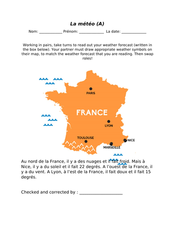 La météo - Weather Forecast