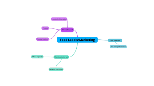 AQA GCSE Food Preparation & Nutrition section 4 lesson 3: Food Labelling & Marketing