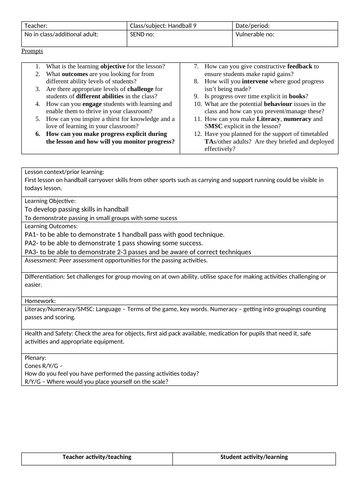 Handball KS2-4  Bundle
