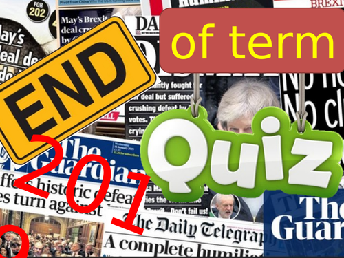 End of Term March 2019 Quiz
