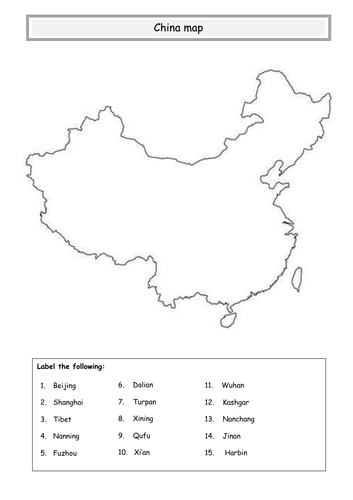 ** China map **