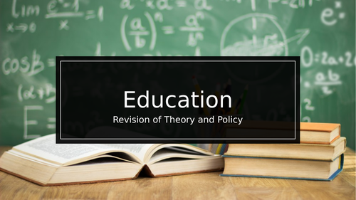 A Level Role of Education and Educational Policy Revision
