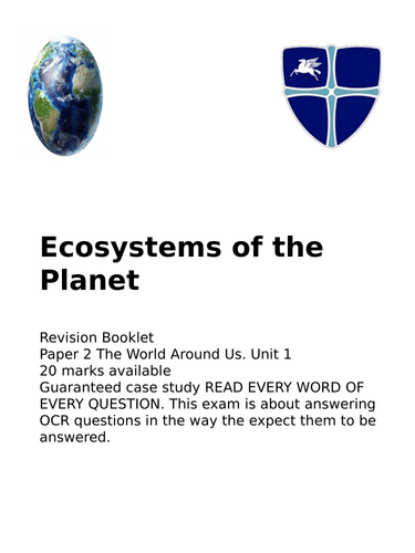 Coral Reefs/Tropica;l Rainforests GCSE Revision OCR