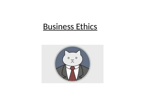 Discussing Business Ethics