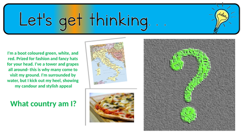 AQA GCSE Food Preparation & Nutrition section 4 lesson 5: Traditional Cuisines - Italy