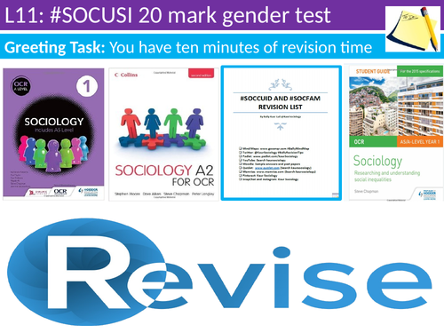 OCR A level Sociology #SOCUSI Lesson 11  (Understanding Social Inequality) 20 mark test