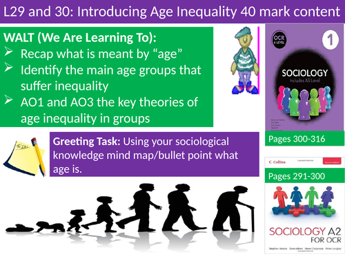 OCR A level Sociology #SOCUSI Lesson 29-33 (Understanding Social Inequality) Age