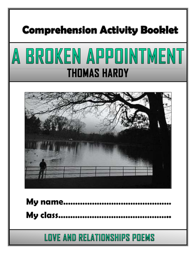 A Broken Appointment Comprehension Activities Booklet Teaching 