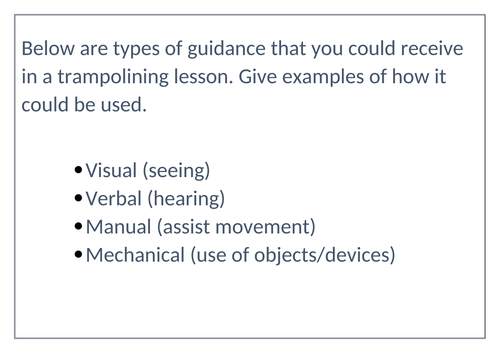 Theory starter questions