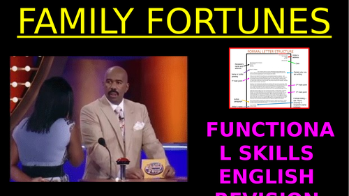 Family Fortunes - Functional Skills English Revision PowerPoint
