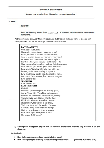 Top band Lady Macbeth response